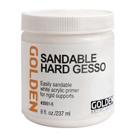 GOLDEN Sandable Hard Gesso weiße schleifbare Acryl-Grundierung