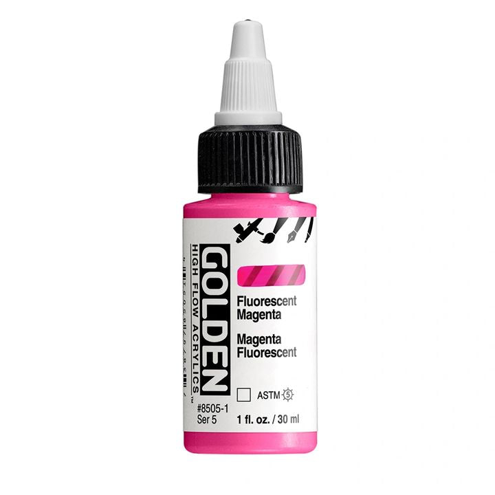 GOLDEN High Flow Fluorescent Acrylfarbe 30 ml – 8505 Magenta