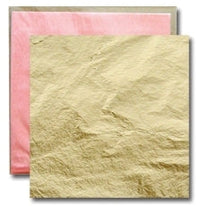 Goldene Metallic-Blatt-Blätter — Bild 2