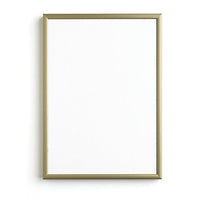 Goldener Metallrahmen mit Plexiglas | verschiedene Größen — Bild 1
