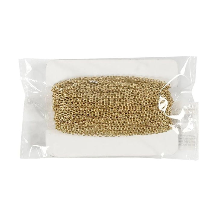 Goldplattierte Schmuckkette 2mm x 20m — Bild 7