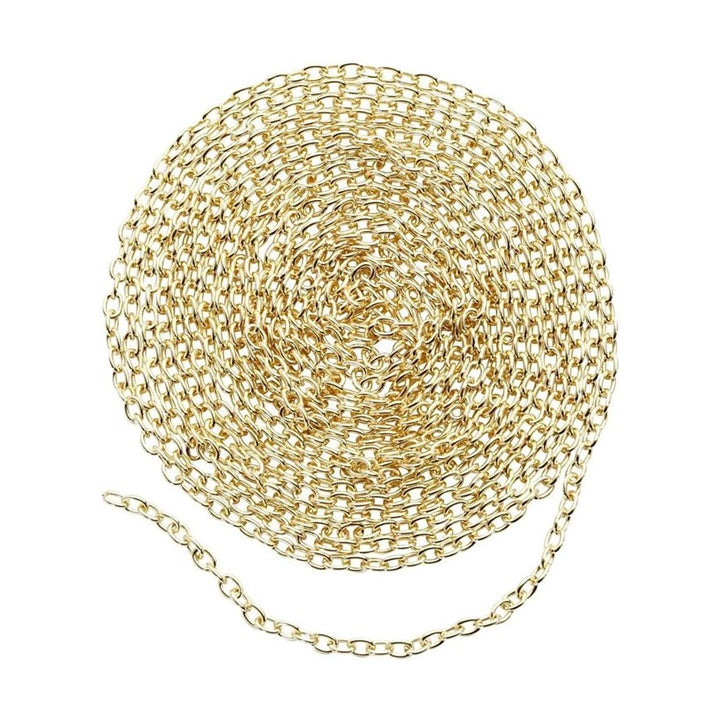 Goldplattierte Schmuckkette 2mm x 20m — Bild 8