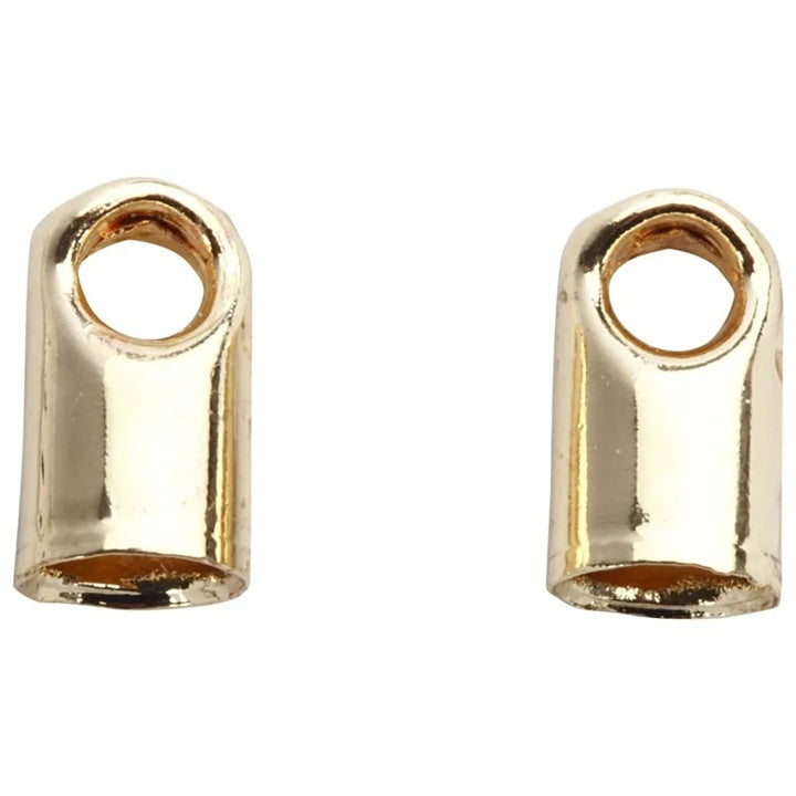Goldschmuck Endkappen mit Öse, 3 mm, 10 Stück — Bild 4