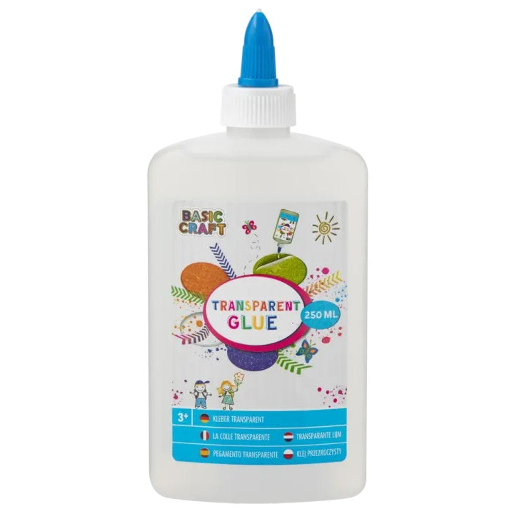 GRAFIX Transparenter Hobby-Kleber - Klarer Bastelkleber 250 ml — Bild 3