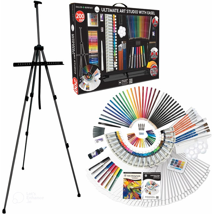 Großes Malset Daler-Rowney mit 200-teiliger Staffelei — Bild 7