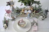 Hängende Weihnachtsdekoration mit Fell | Blau — Bild 1