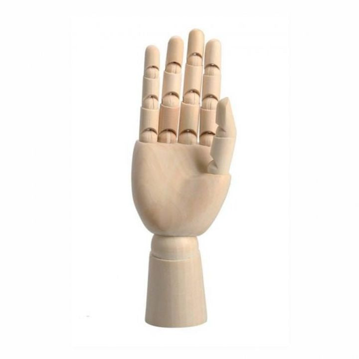 Handmodell aus Holz - männliche rechte Hand 30,5 cm — Bild 2