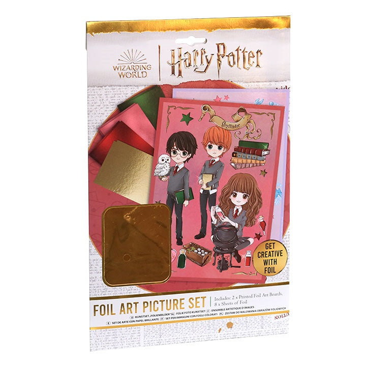 Harry Potter Kreativ-Set mit Goldfolie – Magische Bilder gestalten — Bild 2