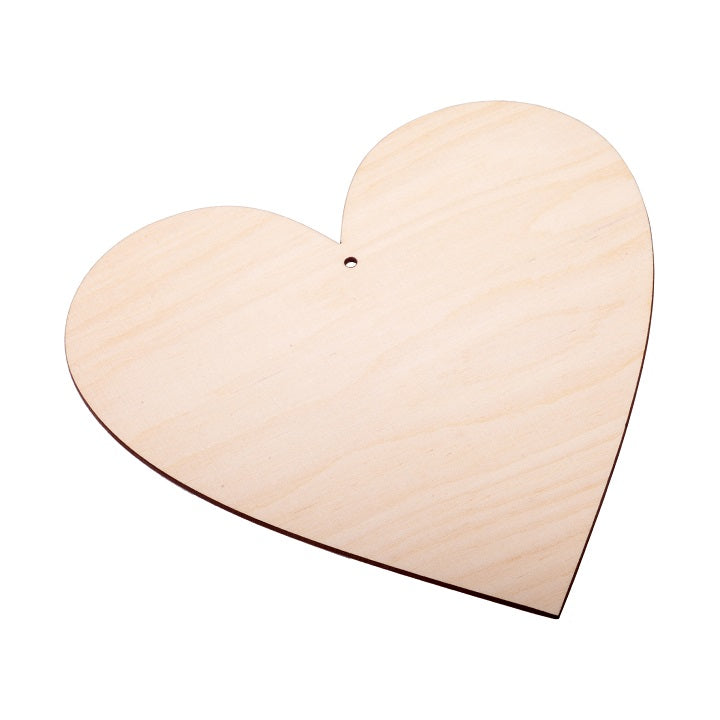 Herz-Ornament aus Holz (10cm) — Bild 2