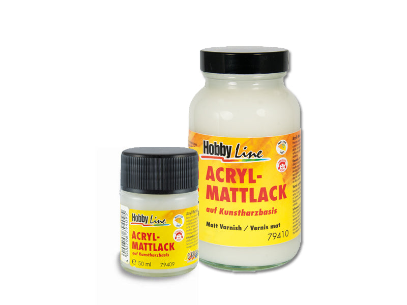 Hobby Line matter Acryllack auf Kunstharzbasis 50 / 250 ml | verschiedene Größen — Bild 2