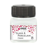 HOBBY Line Porcelain Brillant 160° C Porzellanfarbe | verschiedene Farben - 00 - Cremeweiß