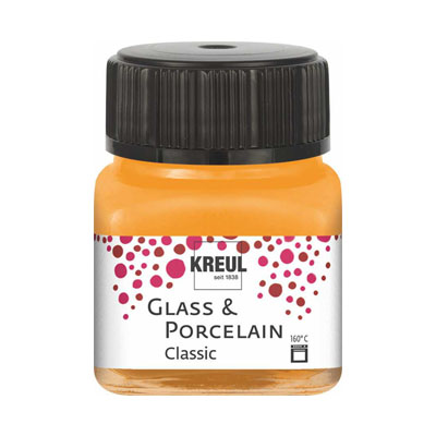 HOBBY Line Porcelain Brillant 160° C Porzellanfarbe | verschiedene Farben - 03 - Orange