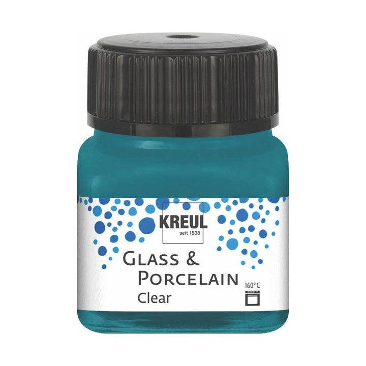 HOBBY Line Porcelain Brillant 160° C Porzellanfarbe | verschiedene Farben - Türkisblau