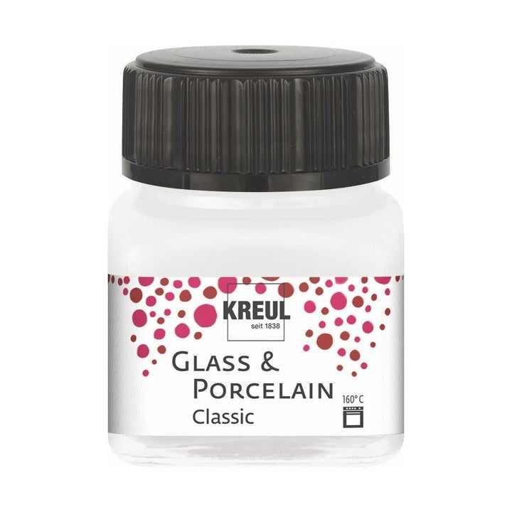 HOBBY Line Porcelain Metallic 160°C Porzellanfarbe – 38 - Perl Weiß