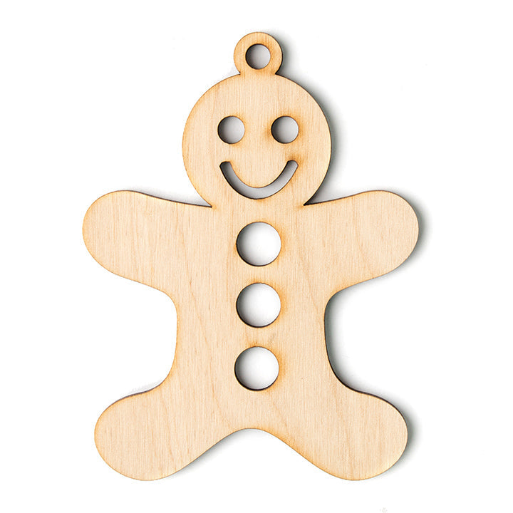 Hölzerne Lebkuchenmännchen-Ornamente | verschiedene Abmessungen — Bild 1