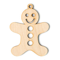 Hölzerne Lebkuchenmännchen-Ornamente | verschiedene Abmessungen — Bild 2