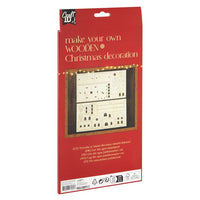 Hölzerne Weihnachtsdekoration Haus — Bild 1