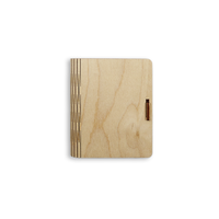Holz-Kartenhalter Box, 11 x 2,5 cm – Doppel, 15,5