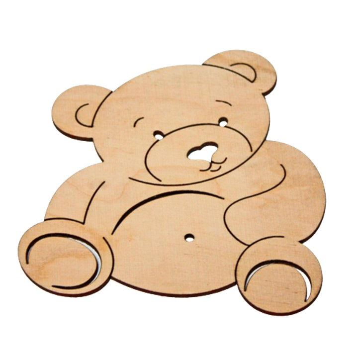 Holzbär Untersetzer — Bild 1