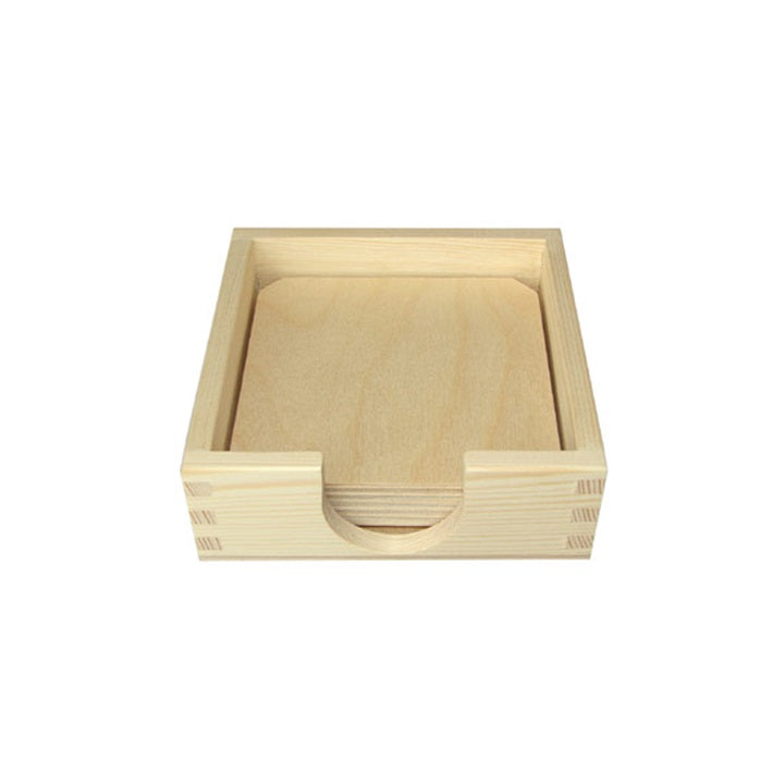 Holzbox mit 6 Untersetzern — Bild 2