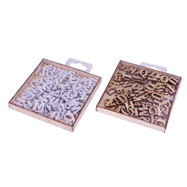 Holzbuchstaben Craft Sensations 104 Stück | verschiedene Farben — Bild 1