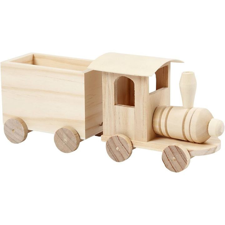 Holzeisenbahn zum Dekorieren 22 cm — Bild 5