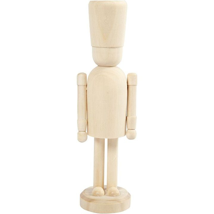 Holzfigur zum Dekorieren - Nussknacker 18 cm — Bild 6