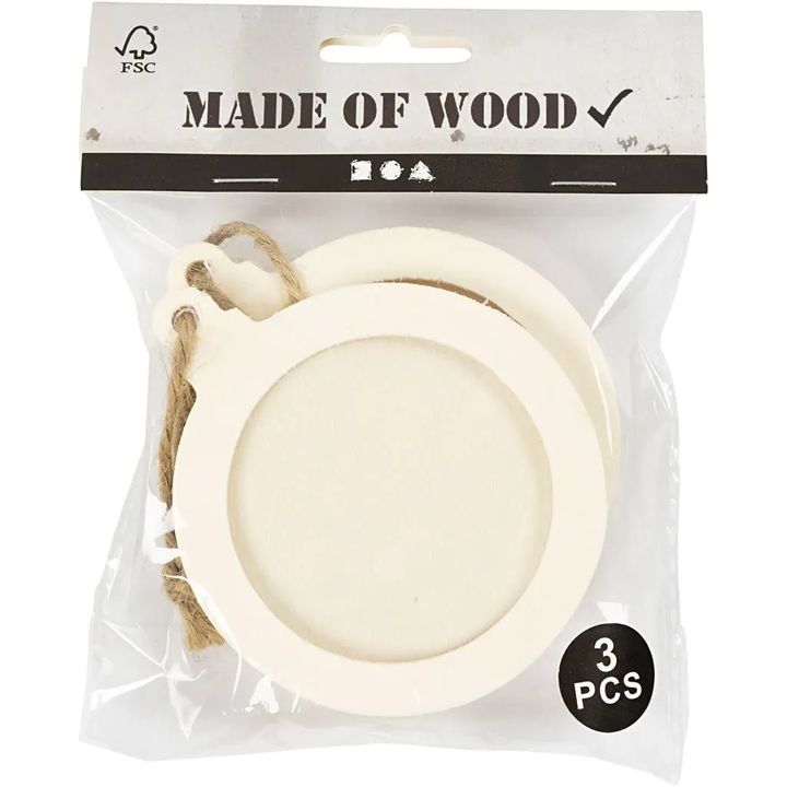 Holzkugeln mit Schnur | 3 Stück — Bild 9