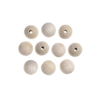 Holzperlen 2,5 cm – 10 Stk. | verschiedene Farben — Bild 2