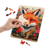Holzpuzzle Fuchs - 130 Teile Einzigartige Formen von MOXY — Bild 7