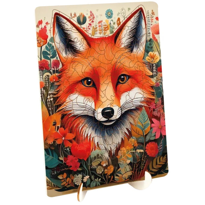 Holzpuzzle Fuchs - 130 Teile Einzigartige Formen von MOXY — Bild 8