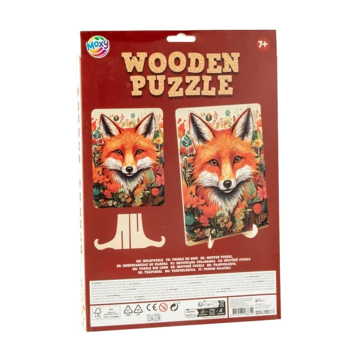 Holzpuzzle Fuchs - 130 Teile Einzigartige Formen von MOXY — Bild 10