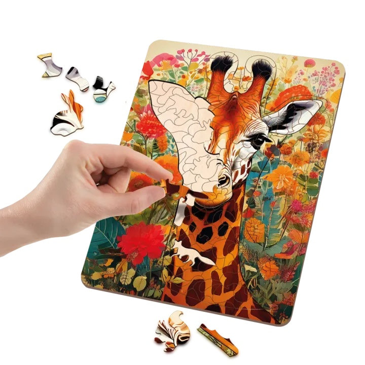 Holzpuzzle Giraffe 130 Teile — Bild 7