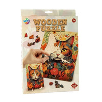 Holzpuzzle Katze mit einzigartigen Formen 130 Stück — Bild 6
