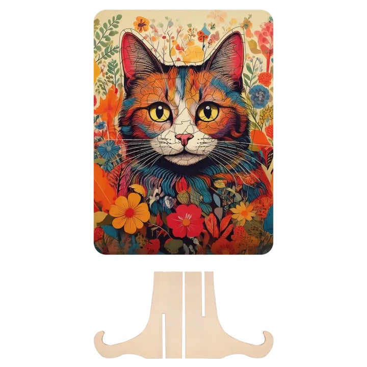 Holzpuzzle Katze mit einzigartigen Formen 130 Stück — Bild 9