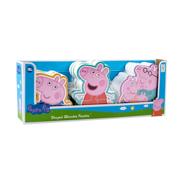 Holzpuzzle-Set für Kinder PEPPA PIG 3 Stück — Bild 2