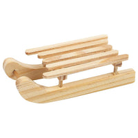 Holzschlitten Basteldekoration — Bild 2