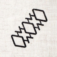 Holzstempel ROSA TALENT Nr. 10 Geometrie 7x3 cm — Bild 1