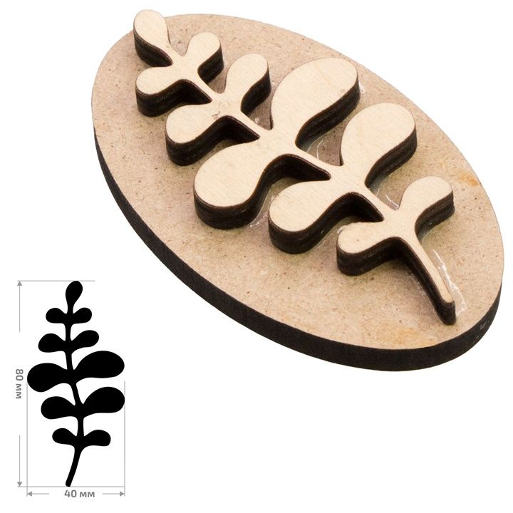 Holzstempel ROSA TALENT Nr. 14 Botanisch 4x8 cm — Bild 3