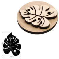 Holzstempel ROSA TALENT Nr. 18 Botanisch 5x6,5 cm — Bild 3
