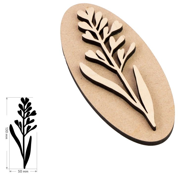 Holzstempel ROSA TALENT Nr. 4 Botanisch 5x13 cm — Bild 3