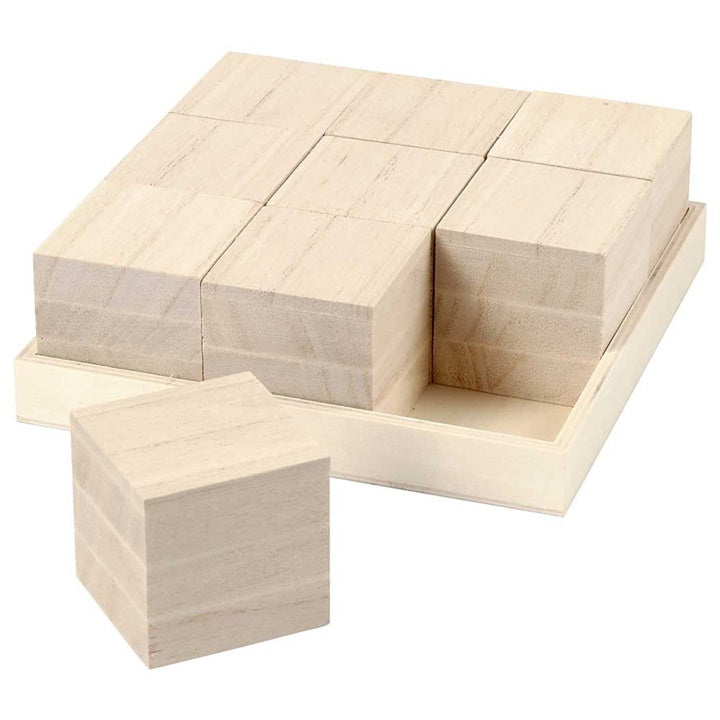 Holzwürfel im Tablett — Bild 1