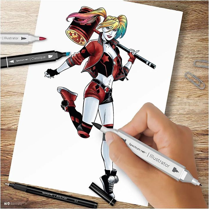Illustrations-Kunst-Kit HARLEY QUINN — Bild 7
