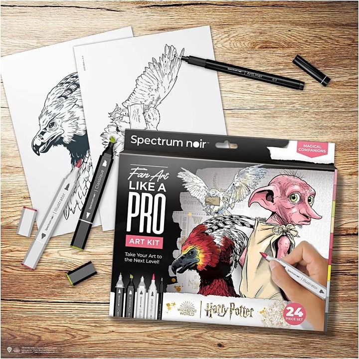 Illustrations-Kunst-Kit HARRY POTTER: MAGICAL COMPANIONS — Bild 1