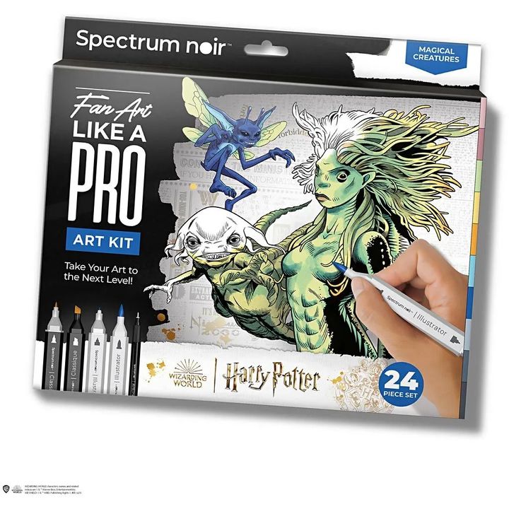 Illustrations-Kunst-Kit HARRY POTTER: MAGICAL CREATURES — Bild 5