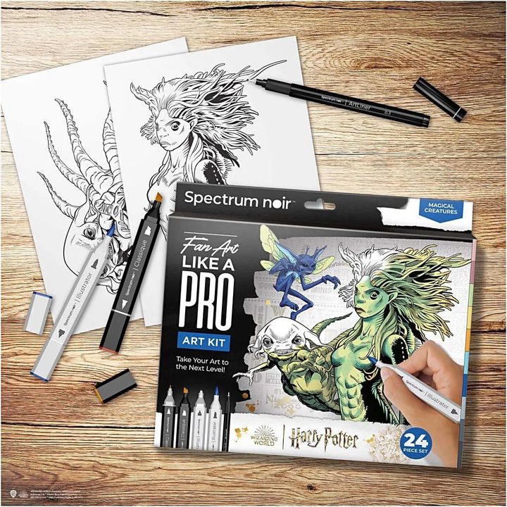 Illustrations-Kunst-Kit HARRY POTTER: MAGICAL CREATURES — Bild 8