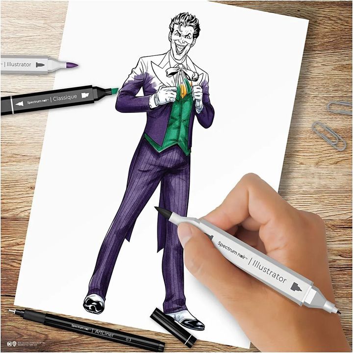 Illustrations-Kunst-Kit HEROES AND VILLAINS : THE JOKER — Bild 7