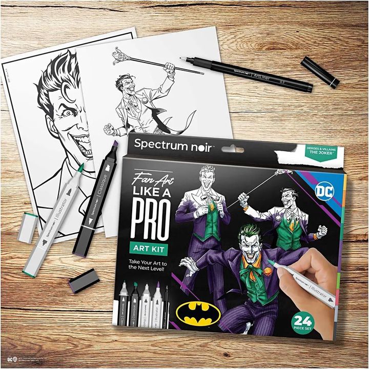 Illustrations-Kunst-Kit HEROES AND VILLAINS : THE JOKER — Bild 1