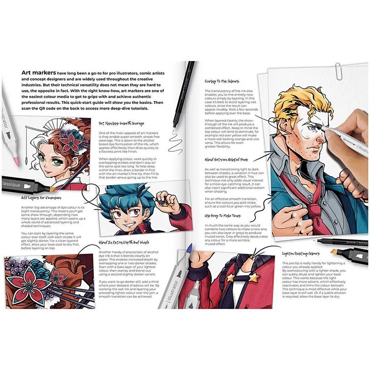 Illustrations-Kunst-Kit MANGA A COMIC HEROES — Bild 6