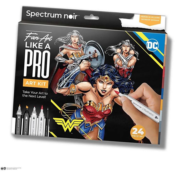 Illustrations-Kunst-Kit WONDER WOMAN — Bild 5
